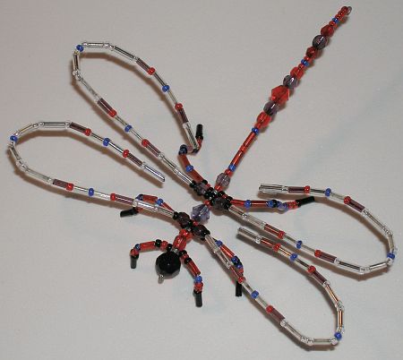 beaded dragonfly DR-104