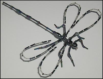 beaded dragonfly DR-300