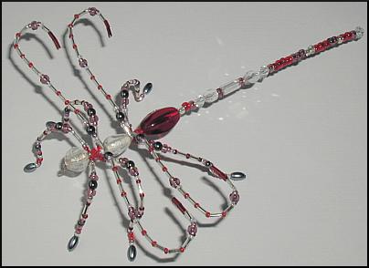 beaded dragonfly DR-301